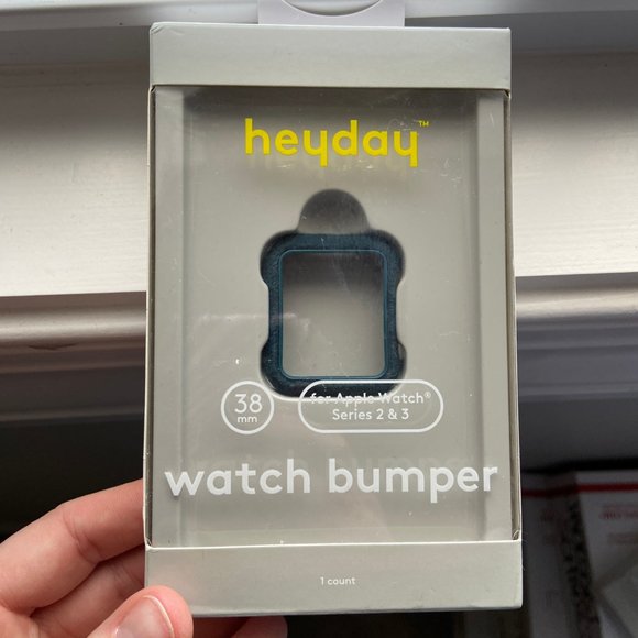 ♦️4/$25 NIB Heyday 38mm Apple Watch Bumper Dark Teal Velvet - Picture 2 of 5